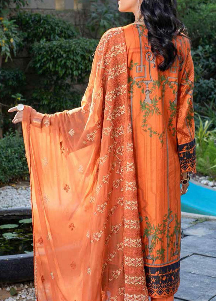 Shades Of Summer By Salitex Embroidered Lawn Suits Unstitched 3 Piece ST21SF 00693B - Festive Collection