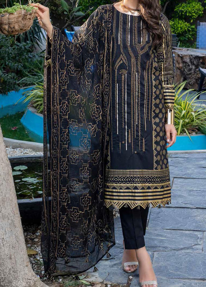 Shades Of Summer By Salitex Embroidered Lawn Suits Unstitched 3 Piece ST21SF 00695B - Festive Collection