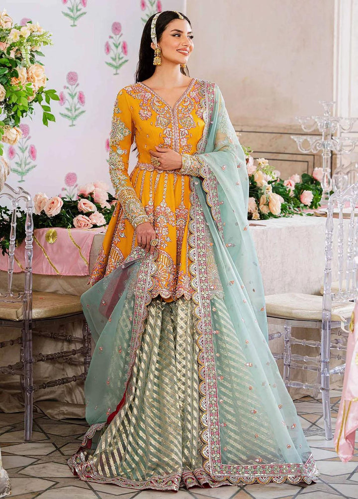 Shadmani By Akbar Aslam Embroidered Net Suits Unstitched 4 Piece AA23SH Dilaab - Luxury Collection