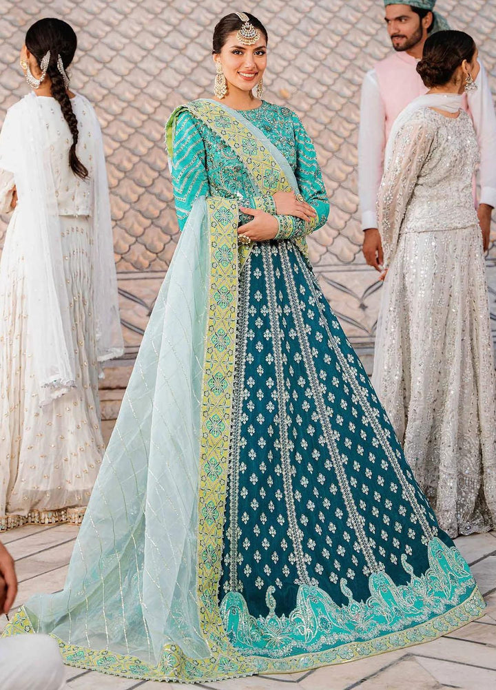 Shadmani By Akbar Aslam Embroidered Raw Silk Suits Unstitched 3 Piece AA23SH Eshana - Luxury Collection