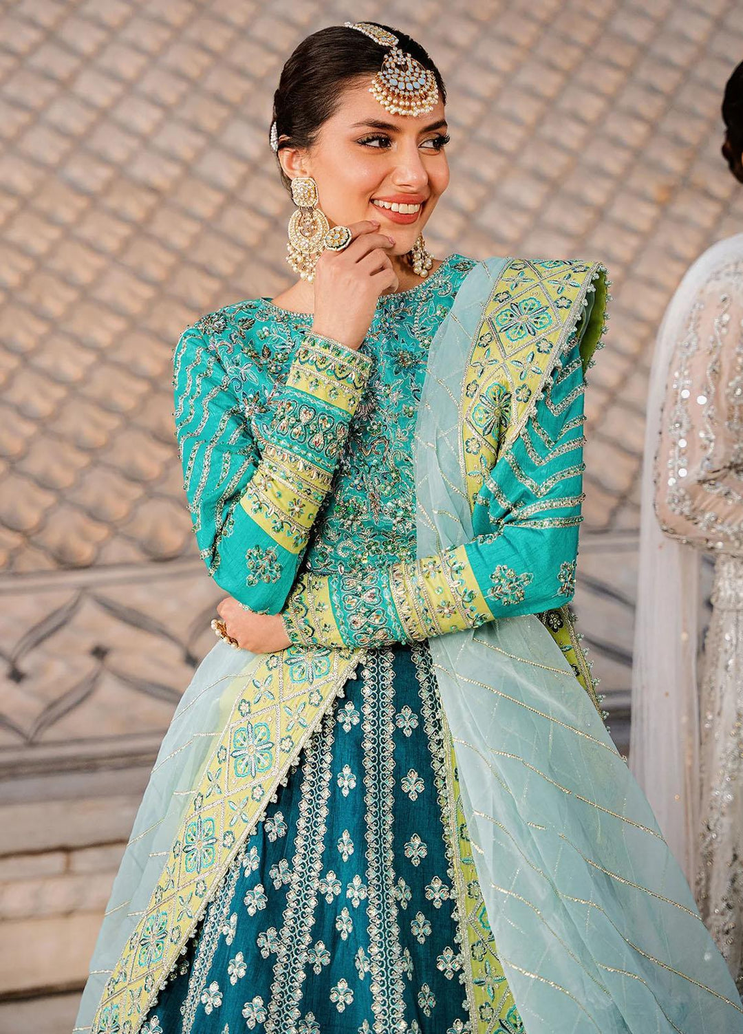 Shadmani By Akbar Aslam Embroidered Raw Silk Suits Unstitched 3 Piece AA23SH Eshana - Luxury Collection