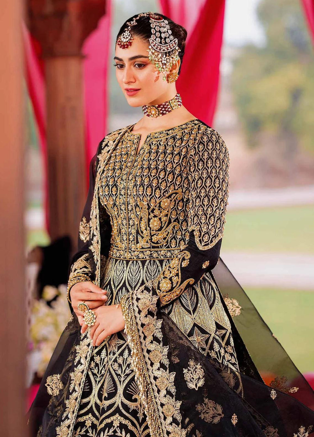 Shadmani By Akbar Aslam Embroidered Net Suits Unstitched 4 Piece AA23SH Firaaq - Luxury Collection