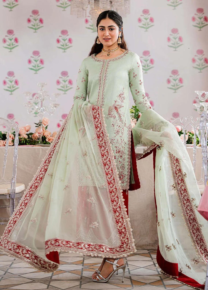 Shadmani By Akbar Aslam Embroidered Raw Silk Suits Unstitched 3 Piece AA23SH Zari - Luxury Collection