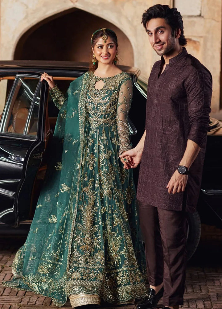 Shadmani by Qalamkar Embroidered Net Suits Unstitched 3 Piece QLM24SM Hala - Formals Collection