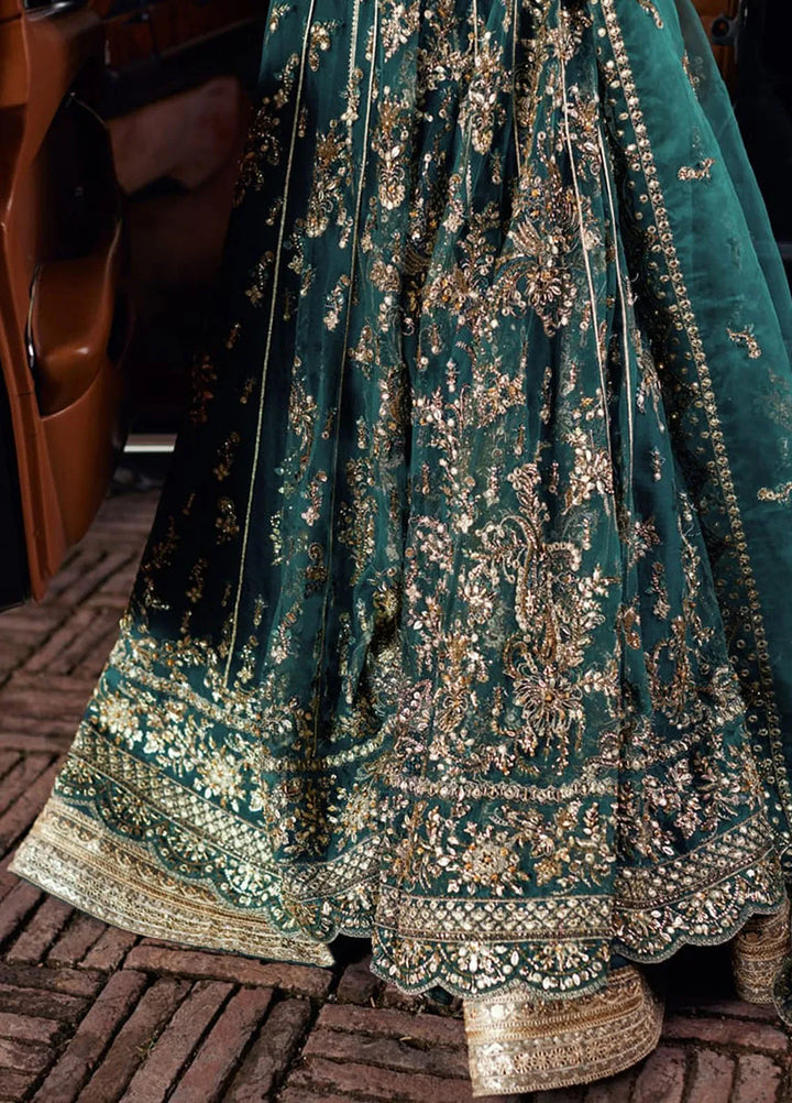 Shadmani by Qalamkar Embroidered Net Suits Unstitched 3 Piece QLM24SM Hala - Formals Collection