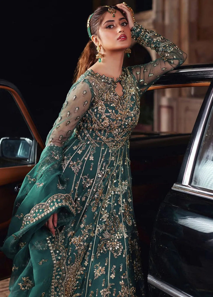 Shadmani by Qalamkar Embroidered Net Suits Unstitched 3 Piece QLM24SM Hala - Formals Collection