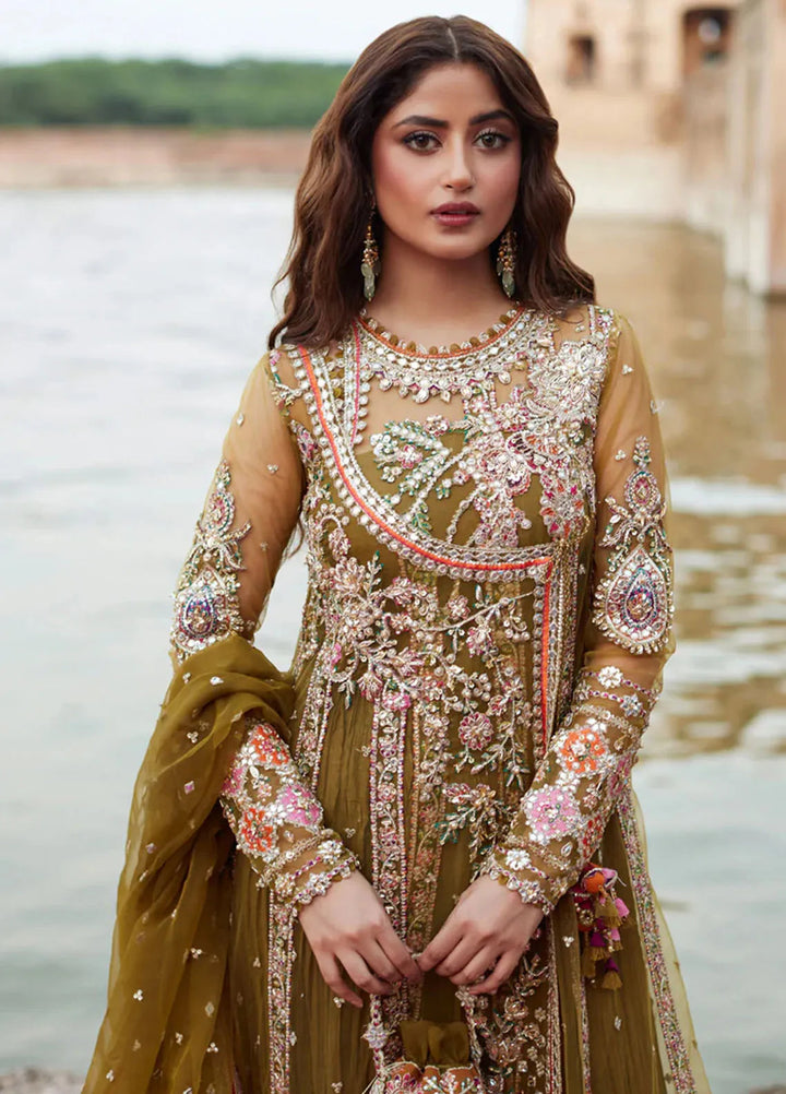Shadmani by Qalamkar Embroidered Net Suits Unstitched 3 Piece QLM24SM Rameesha - Formals Collection