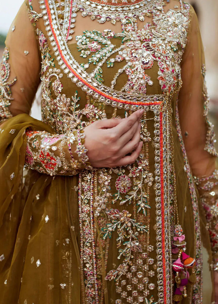 Shadmani by Qalamkar Embroidered Net Suits Unstitched 3 Piece QLM24SM Rameesha - Formals Collection