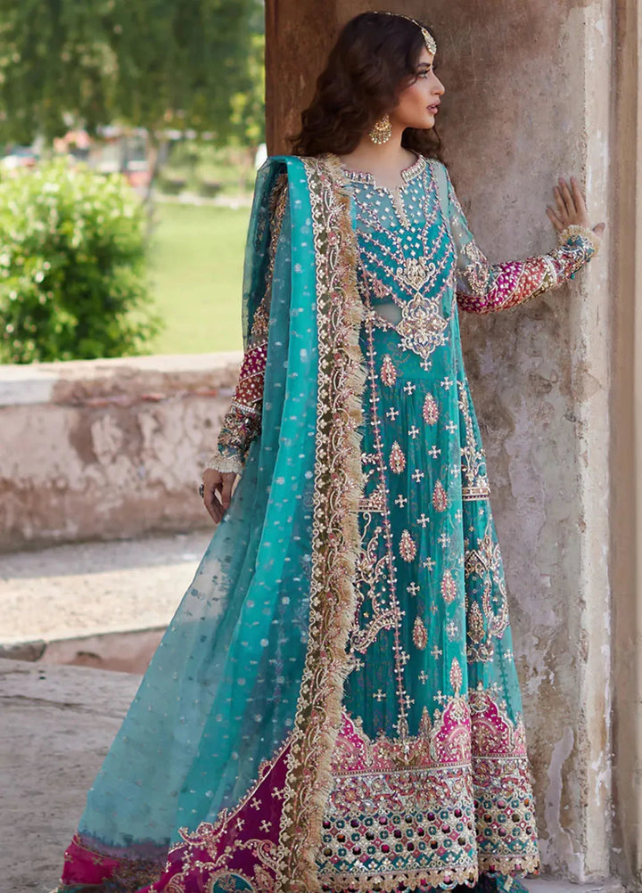 Shadmani by Qalamkar Embroidered Net Suits Unstitched 3 Piece QLM24SM Sama - Formals Collection