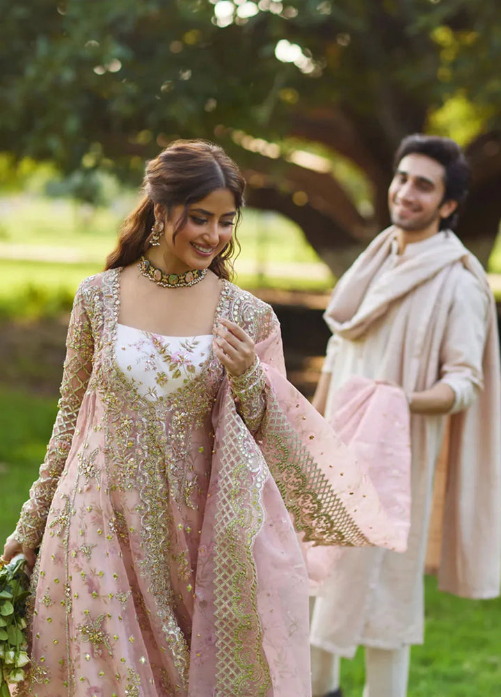 Shadmani by Qalamkar Embroidered Organza Suits Unstitched 3 Piece QLM24SM Saira - Formals Collection