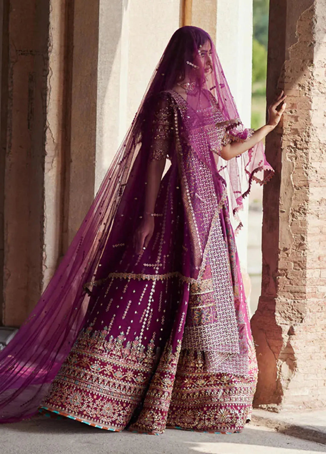 Shadmani by Qalamkar Embroidered Raw Silk Suits Unstitched 4 Piece QLM24SM Alya - Formals Collection