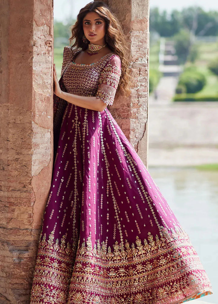 Shadmani by Qalamkar Embroidered Raw Silk Suits Unstitched 4 Piece QLM24SM Alya - Formals Collection