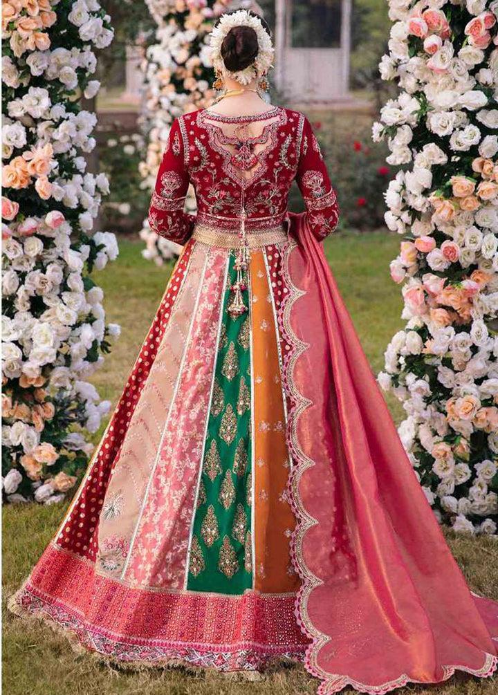 Shadmani Phirsy By Qalamkar Embroidered Velvet Suits Unstitched 3 Piece QLM22SP FW-01 Mehrbano - Wedding Formal Collection
