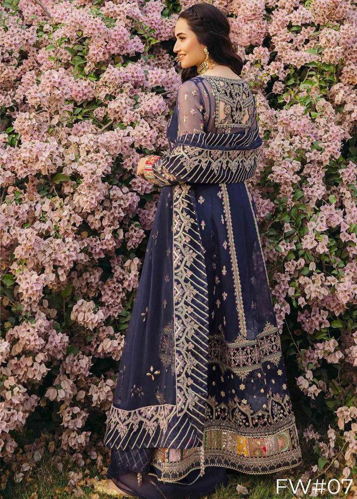 Shadmani Phirsy By Qalamkar Embroidered Velvet Suits Unstitched 3 Piece QLM22SP FW-07 Serena - Wedding Formal Collection