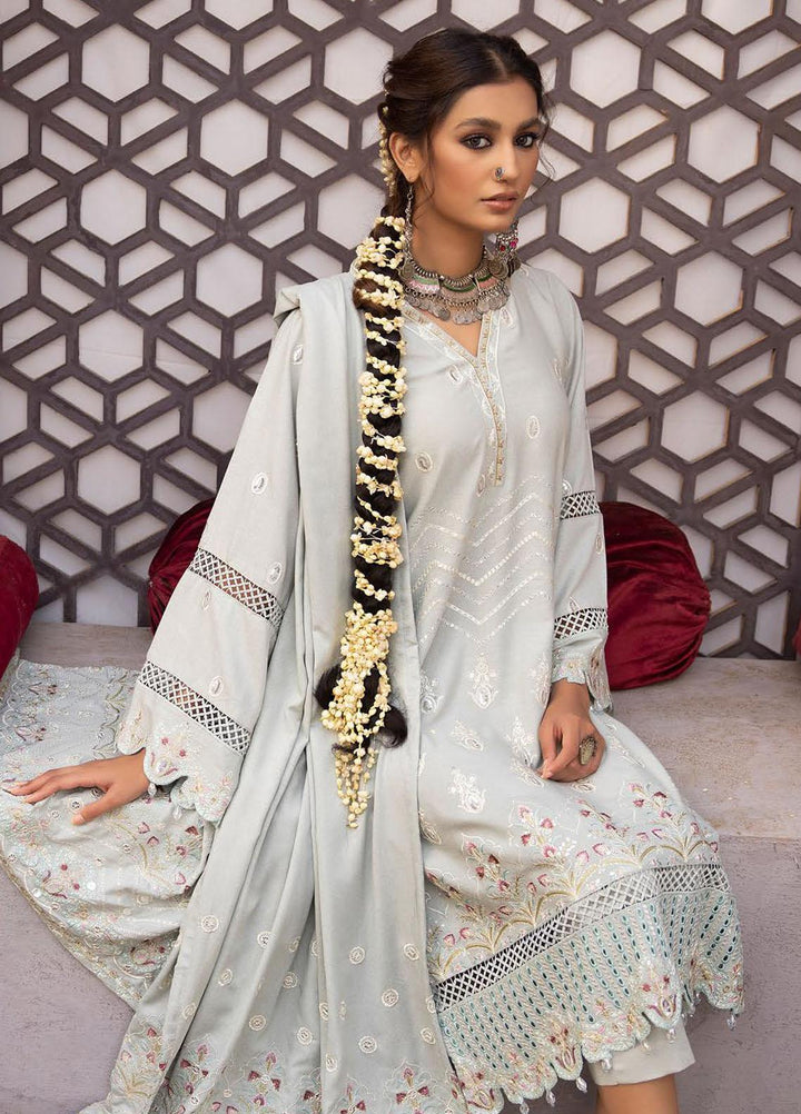 Shadow Stapel by Aalaya Embroidered Karandi Suits Unstitched 3 Piece ALY22SS D-01 - Winter Collection