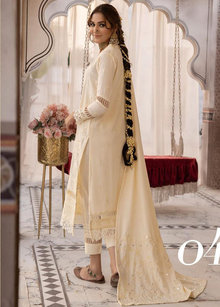 Shadow Stapel by Aalaya Embroidered Karandi Suits Unstitched 3 Piece ALY22SS D-04 - Winter Collection