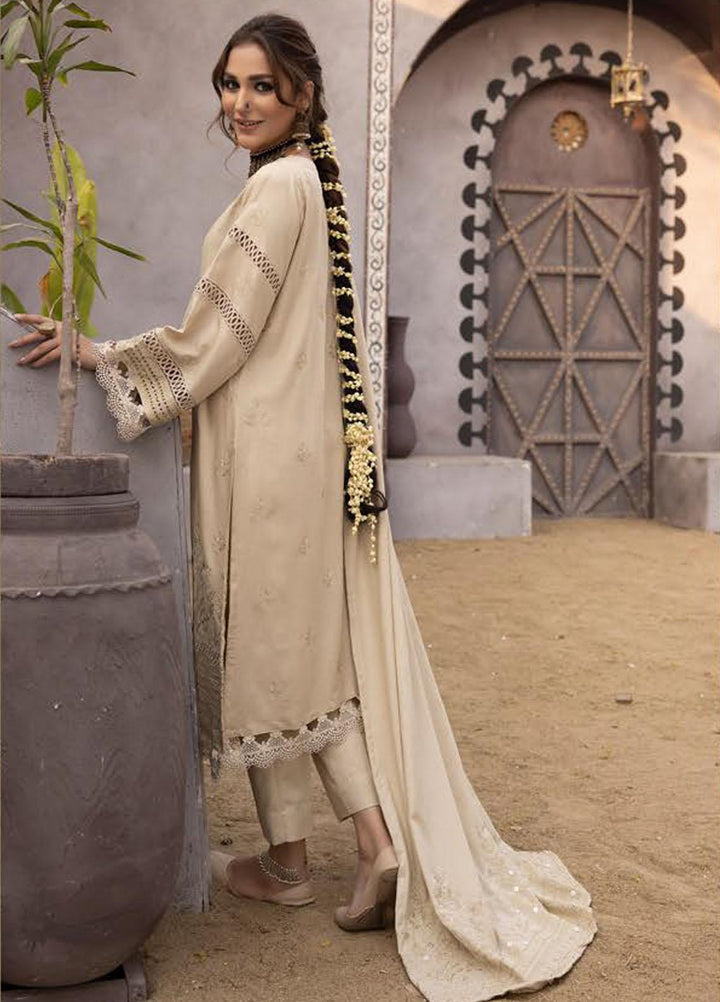 Shadow Stapel by Aalaya Embroidered Karandi Suits Unstitched 3 Piece ALY22SS D-06 - Winter Collection