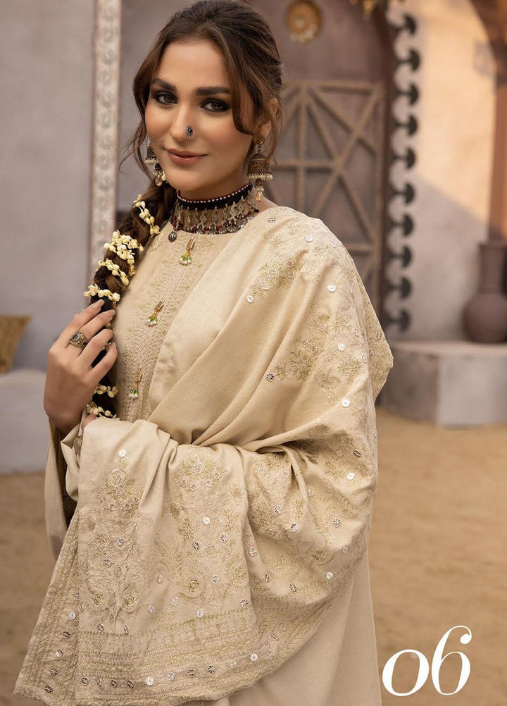 Shadow Stapel by Aalaya Embroidered Karandi Suits Unstitched 3 Piece ALY22SS D-06 - Winter Collection