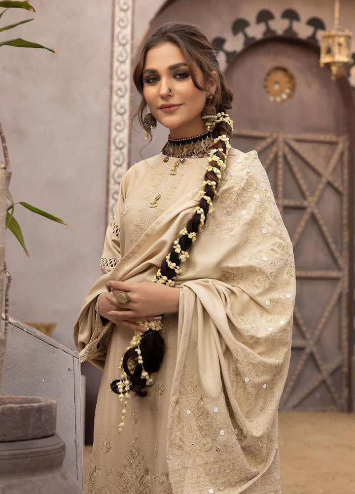 Shadow Stapel by Aalaya Embroidered Karandi Suits Unstitched 3 Piece ALY22SS D-06 - Winter Collection