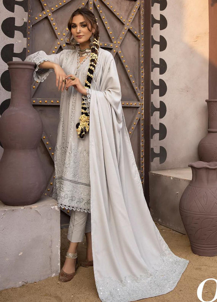 Shadow Stapel by Aalaya Embroidered Karandi Suits Unstitched 3 Piece ALY22SS D-07 - Winter Collection