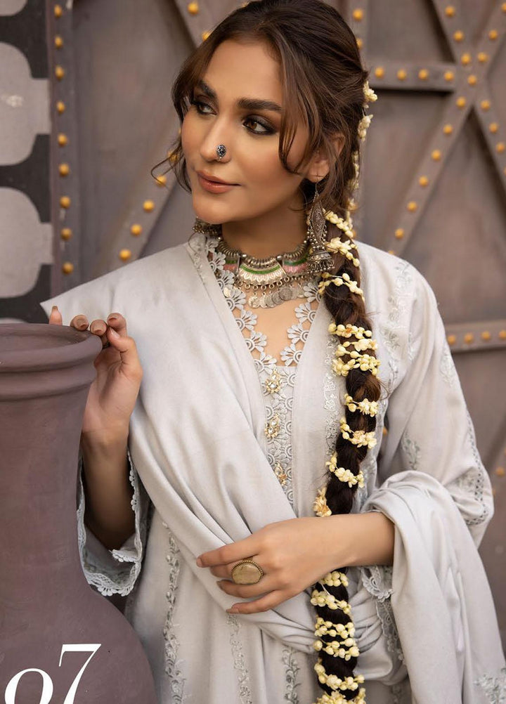 Shadow Stapel by Aalaya Embroidered Karandi Suits Unstitched 3 Piece ALY22SS D-07 - Winter Collection