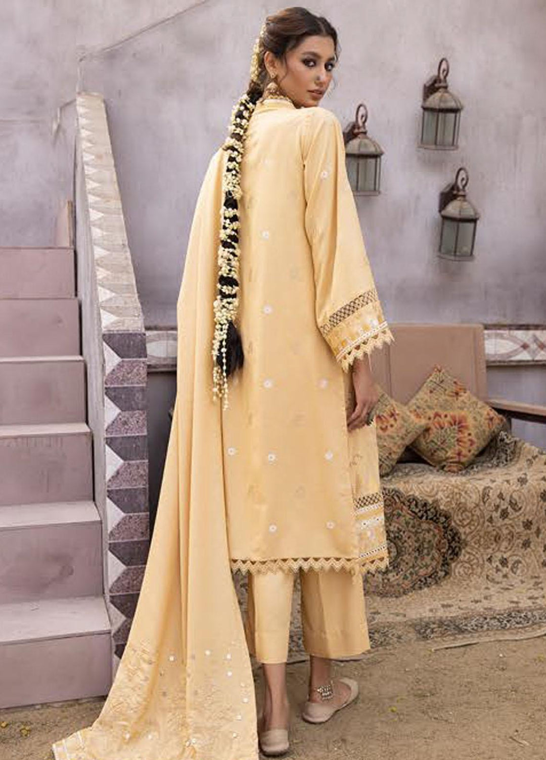 Shadow Stapel by Aalaya Embroidered Karandi Suits Unstitched 3 Piece ALY22SS D-08 - Winter Collection