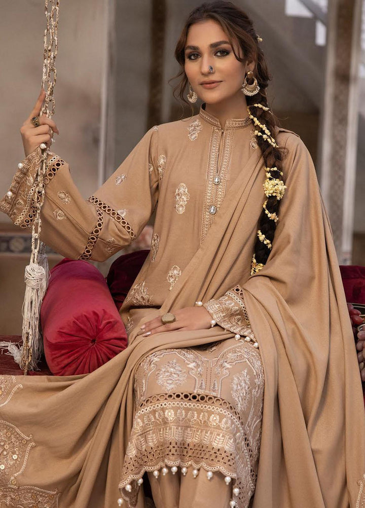 Shadow Stapel by Aalaya Embroidered Karandi Suits Unstitched 3 Piece ALY22SS D-09 - Winter Collection
