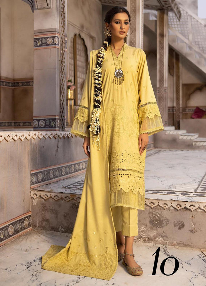 Shadow Stapel by Aalaya Embroidered Karandi Suits Unstitched 3 Piece ALY22SS D-10 - Winter Collection