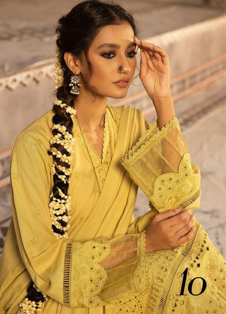 Shadow Stapel by Aalaya Embroidered Karandi Suits Unstitched 3 Piece ALY22SS D-10 - Winter Collection