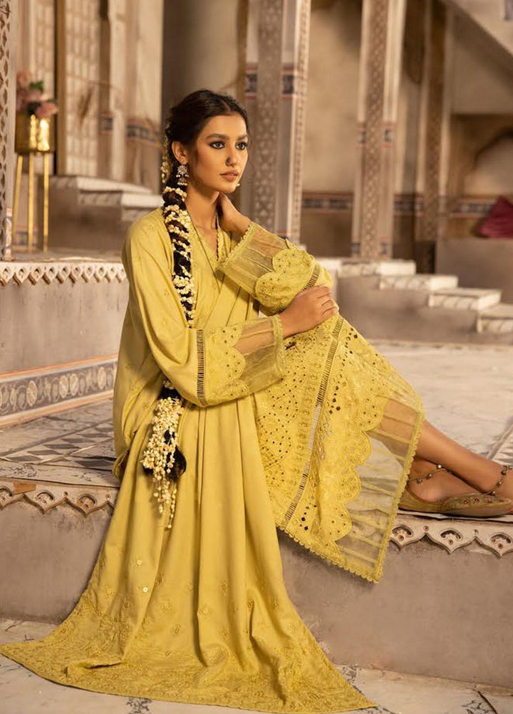 Shadow Stapel by Aalaya Embroidered Karandi Suits Unstitched 3 Piece ALY22SS D-10 - Winter Collection