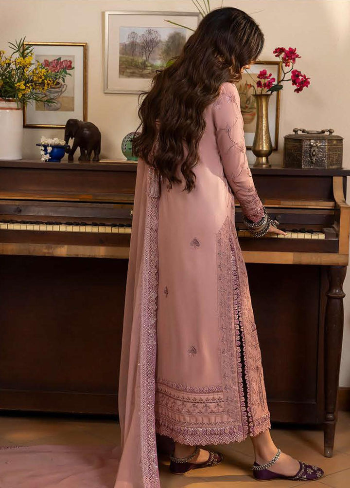 Shadow Work By Asim Jofa Embroidered Lawn Suits Unstitched 3 Piece AJ23SW AJSW-01 - Luxury Festive Collection