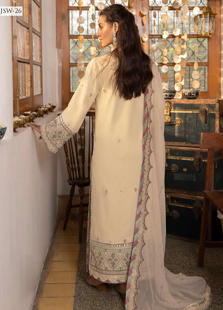 Shadow Work By Asim Jofa Embroidered Lawn Suits Unstitched 3 Piece AJ23SW AJSW-26 - Luxury Festive Collection