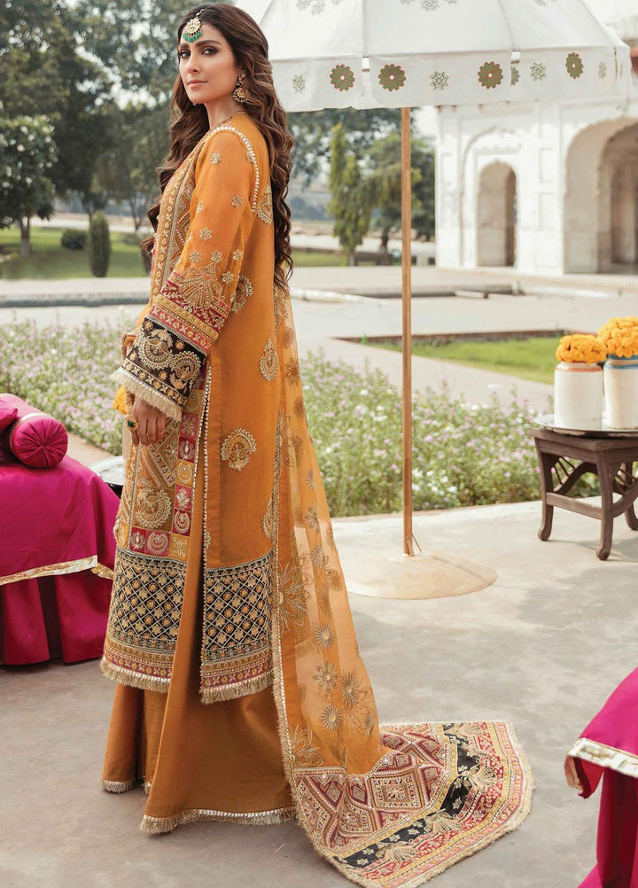 Shagun by Gisele Embroidered Organza Suits Unstitched 3 Piece GL21S 01 Khushbakht - Formals Collection