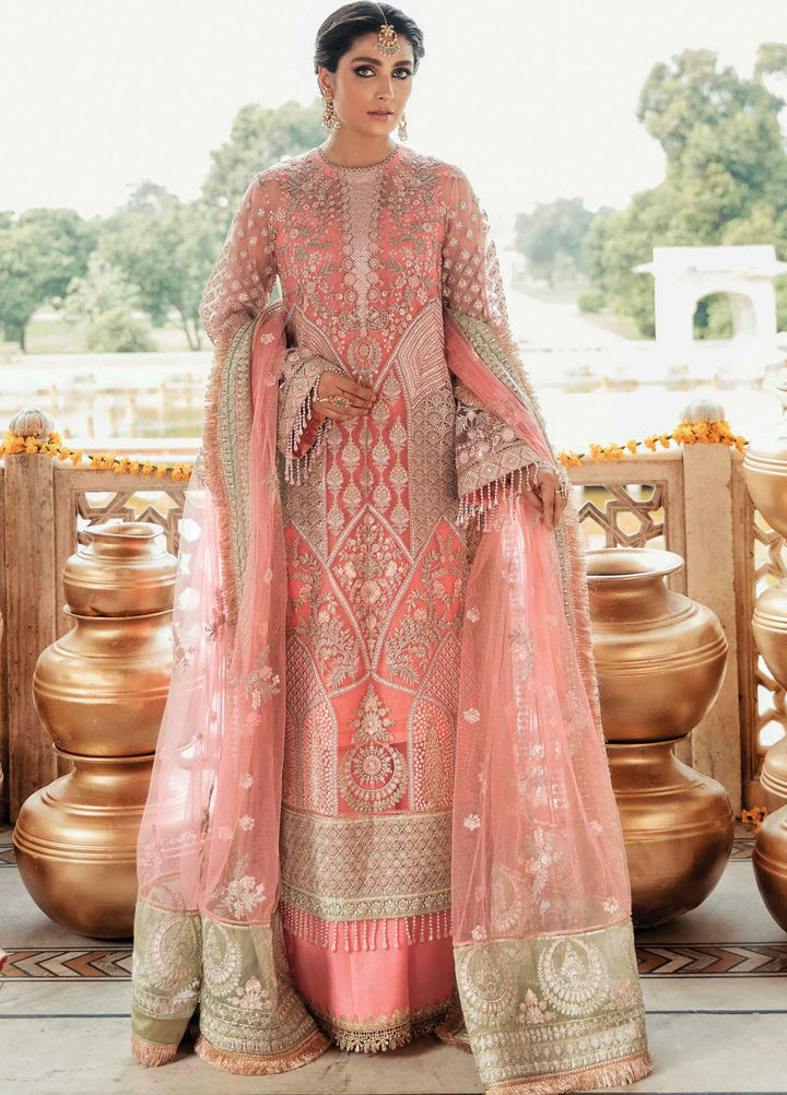 Shagun by Gisele Embroidered Net Suits Unstitched 3 Piece GL21S 03 Noor Jehan - Formals Collection