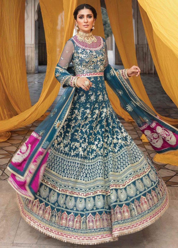 Shagun by Gisele Embroidered Net Suits Unstitched 3 Piece GL21S 04 Zulfishan - Formals Collection