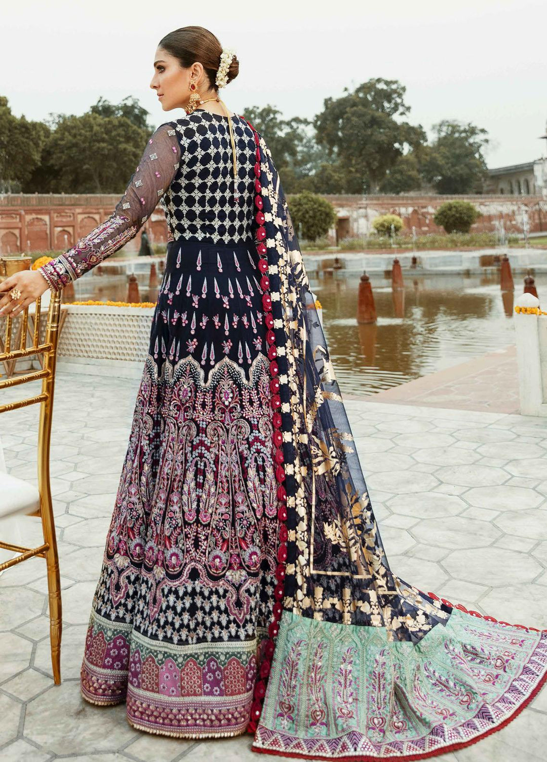 Shagun by Gisele Embroidered Net Suits Unstitched 3 Piece GL21S 06 Dil Ara - Formals Collection