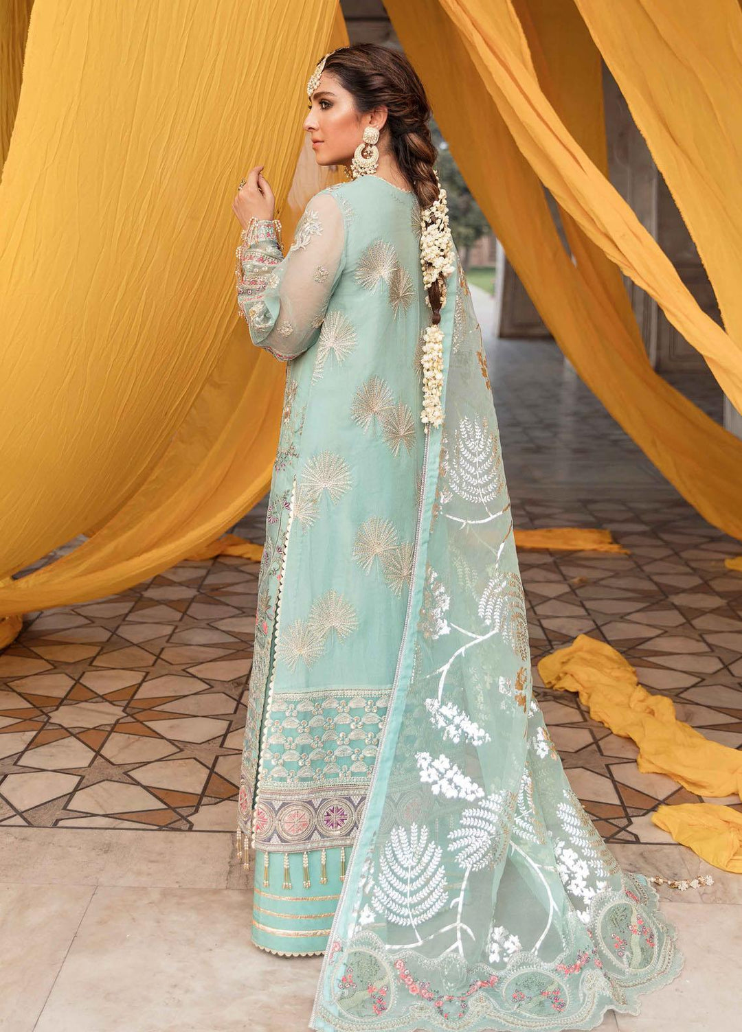Shagun by Gisele Embroidered Organza Suits Unstitched 3 Piece GL21S 07 Mahrukh - Formals Collection
