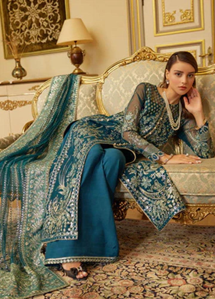 Shagun Imroz By Gisele Embroidered Organza Suits Unstitched 3 Piece GL22SI Arzu - Wedding Collection