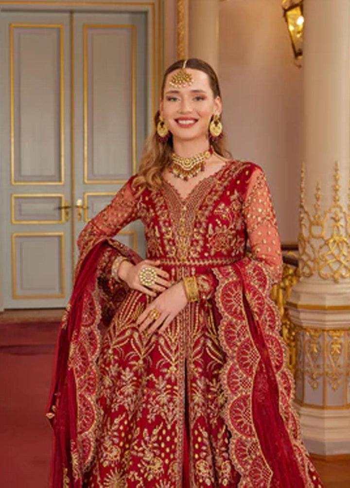 Shagun Imroz By Gisele Embroidered Net Suits Unstitched 3 Piece GL22SI Enara - Wedding Collection