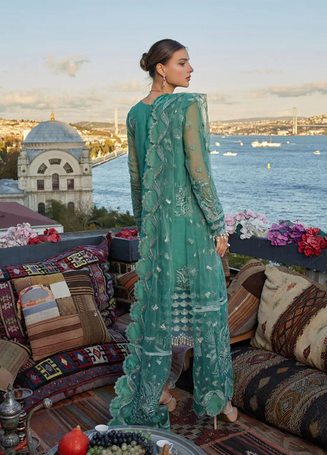 Shagun Imroz By Gisele Embroidered Chiffon Suits Unstitched 3 Piece GL22SI Falak - Wedding Collection