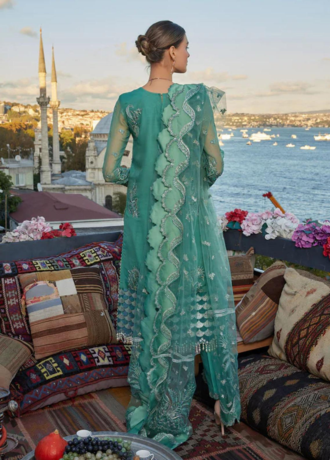 Shagun Imroz By Gisele Embroidered Chiffon Suits Unstitched 3 Piece GL22SI Falak - Wedding Collection