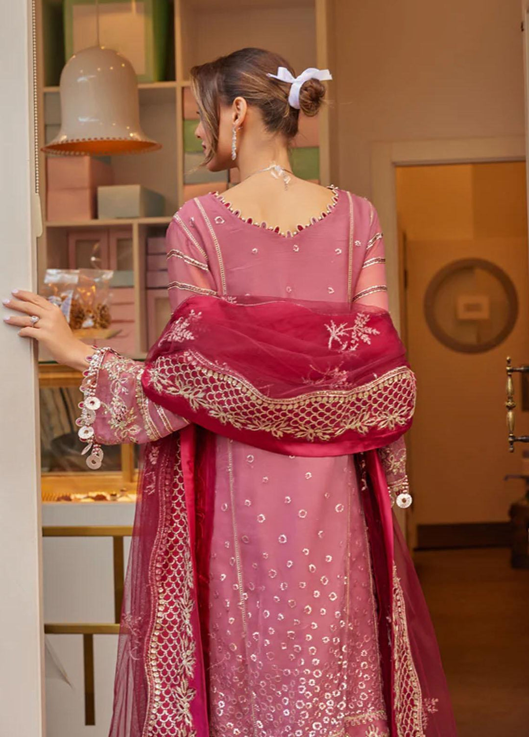 Shagun Imroz By Gisele Embroidered Chiffon Suits Unstitched 3 Piece GL22SI Mehtab - Wedding Collection