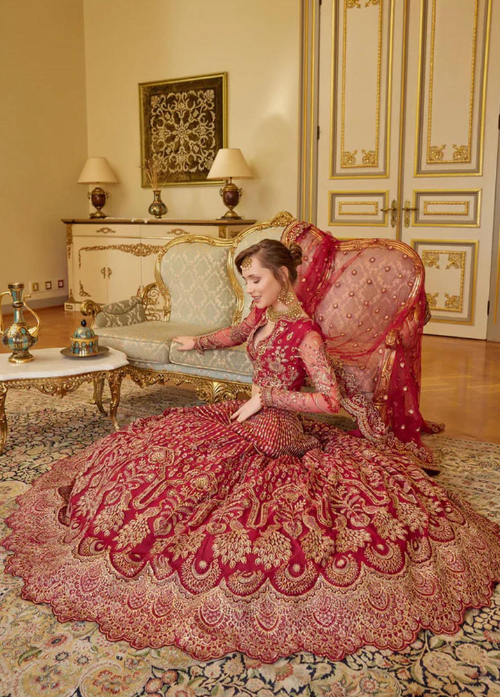 Shagun Imroz By Gisele Embroidered Net Suits Unstitched 3 Piece GL22SI Tabeer - Wedding Collection