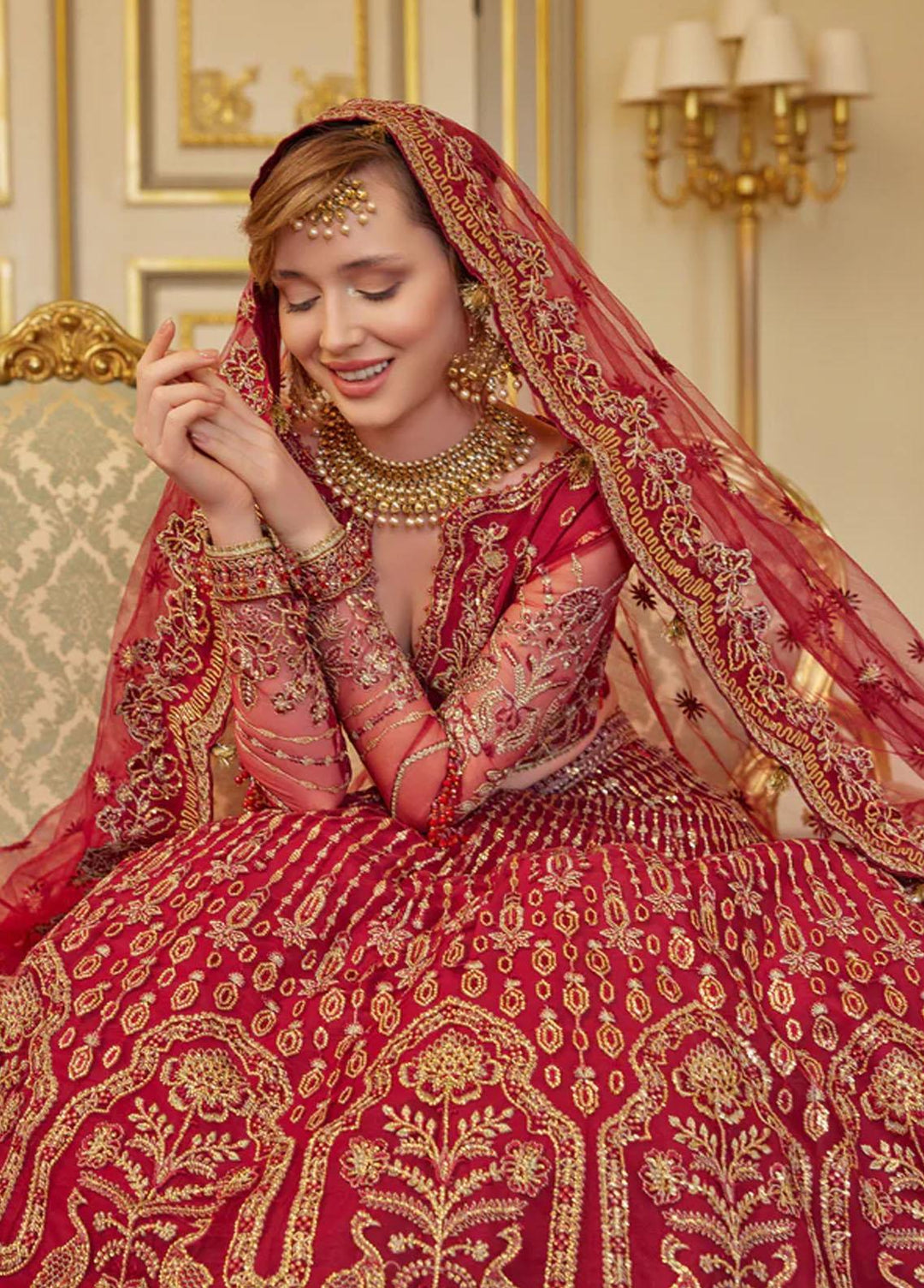 Shagun Imroz By Gisele Embroidered Net Suits Unstitched 3 Piece GL22SI Tabeer - Wedding Collection