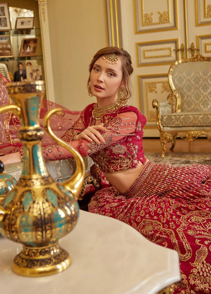 Shagun Imroz By Gisele Embroidered Net Suits Unstitched 3 Piece GL22SI Tabeer - Wedding Collection