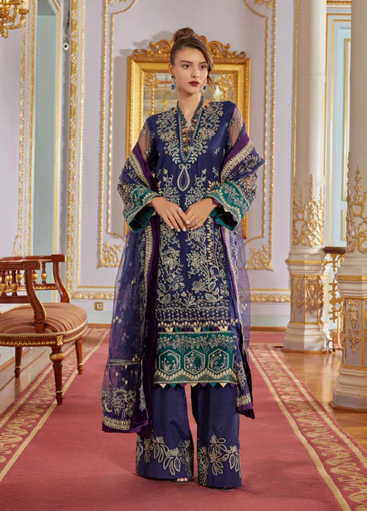 Shagun Imroz By Gisele Embroidered Net Suits Unstitched 3 Piece GL22SI Tarz - Wedding Collection