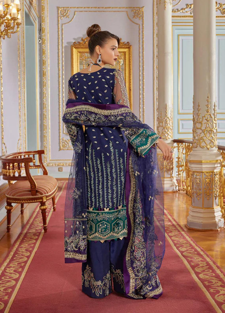 Shagun Imroz By Gisele Embroidered Net Suits Unstitched 3 Piece GL22SI Tarz - Wedding Collection