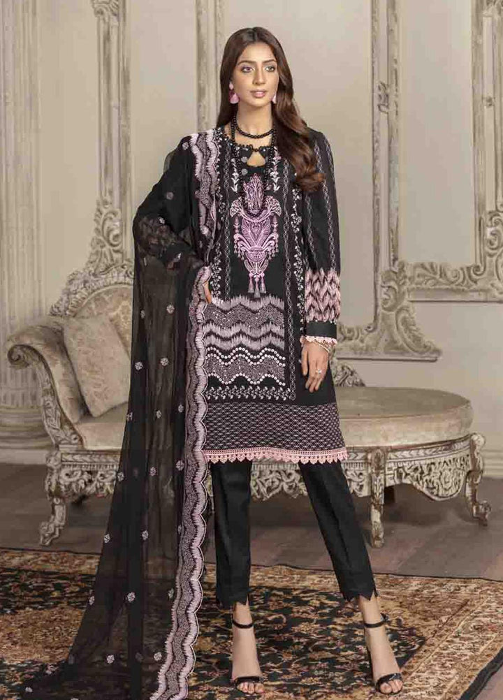 Shahana by Zara Ali Embroidered Lawn Suits Unstitched 3 Piece ZRA21SH SA-02 - Summer Collection