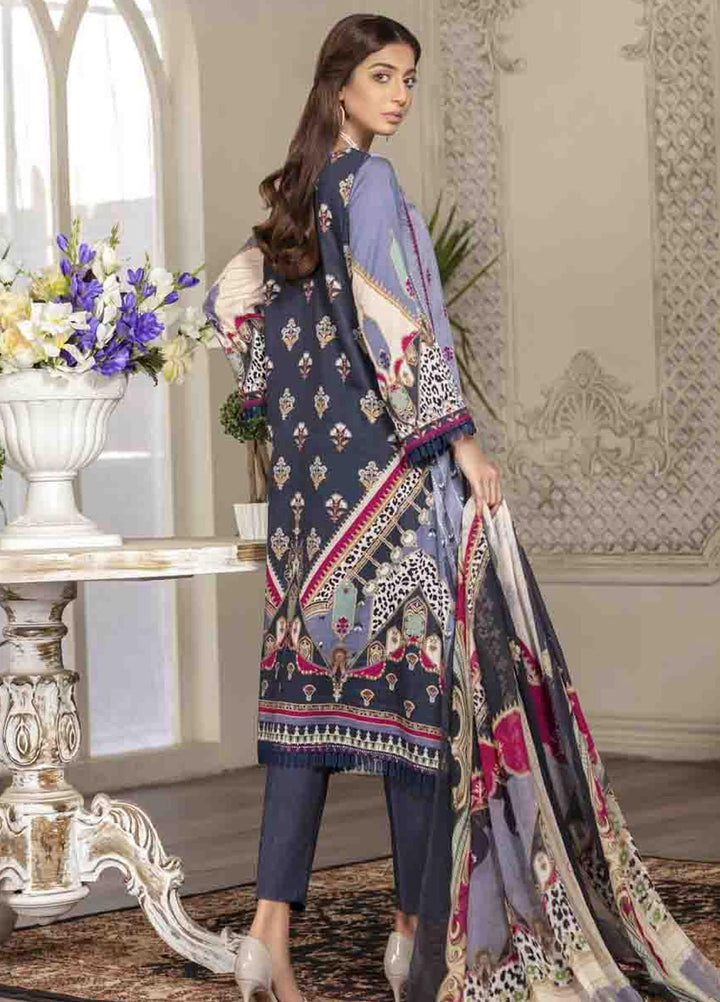 Shahana by Zara Ali Embroidered Lawn Suits Unstitched 3 Piece ZRA21SH SA-05 - Summer Collection