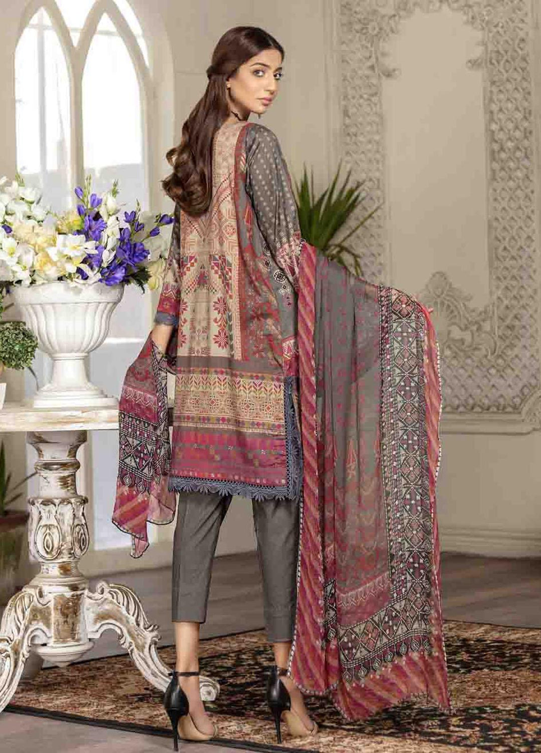 Shahana by Zara Ali Embroidered Lawn Suits Unstitched 3 Piece ZRA21SH SA-06 - Summer Collection